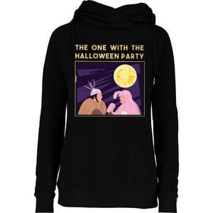 The One With The Halloween Party Bunny Friends Costume Womens Funnel Neck Pullover Hood