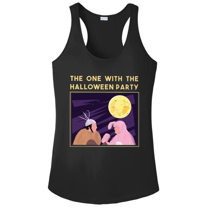 The One With The Halloween Party Bunny Friends Costume Ladies PosiCharge Competitor Racerback Tank