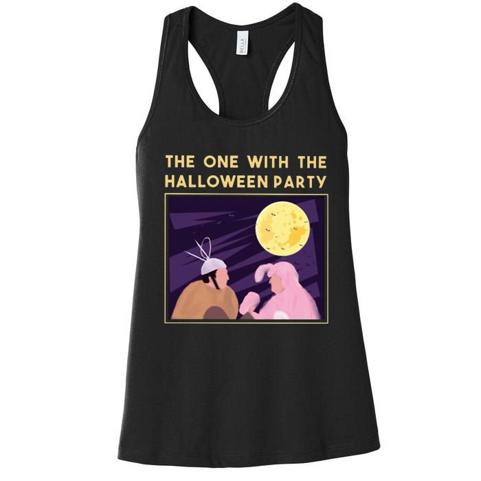 The One With The Halloween Party Bunny Friends Costume Women's Racerback Tank