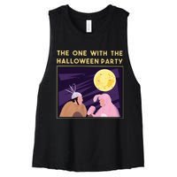 The One With The Halloween Party Bunny Friends Costume Women's Racerback Cropped Tank