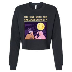 The One With The Halloween Party Bunny Friends Costume Cropped Pullover Crew