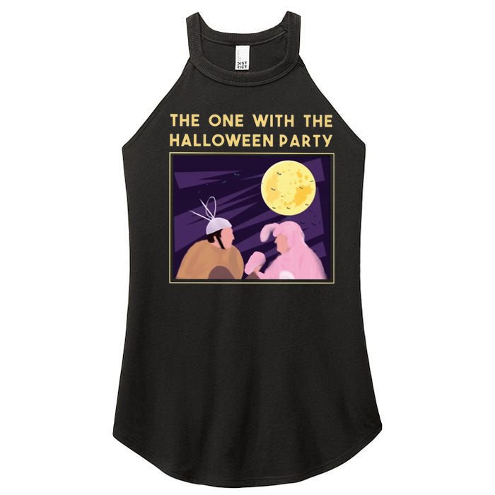 The One With The Halloween Party Bunny Friends Costume Women's Perfect Tri Rocker Tank