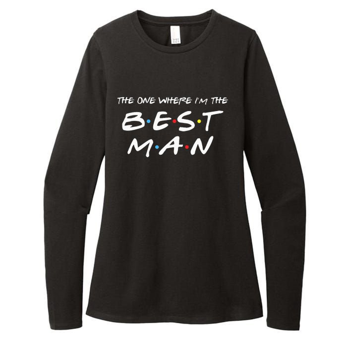 The One Where Im The Best Man Funny Best Man Wedding Womens CVC Long Sleeve Shirt