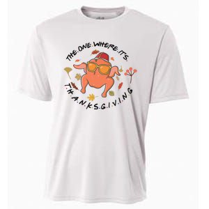 The One Where Its Thanksgiving Friends Turkey Cooling Performance Crew T-Shirt