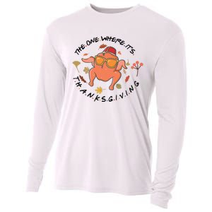 The One Where Its Thanksgiving Friends Turkey Cooling Performance Long Sleeve Crew