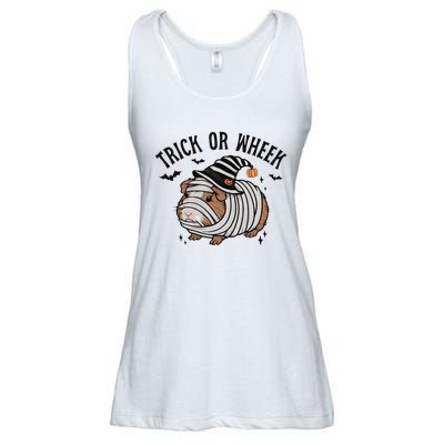 Trick Or Wheek Halloween Guinea Pig Ladies Essential Flowy Tank