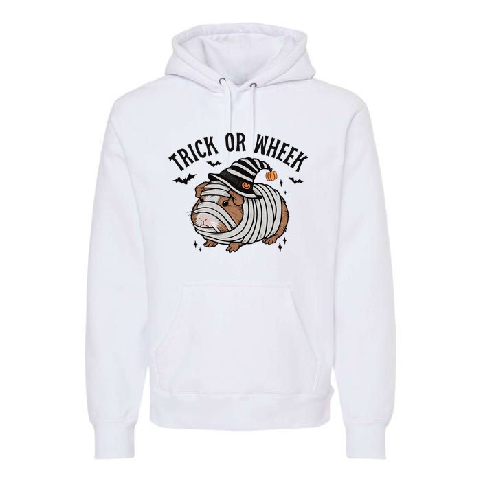 Trick Or Wheek Halloween Guinea Pig Premium Hoodie