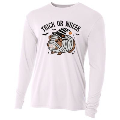 Trick Or Wheek Halloween Guinea Pig Cooling Performance Long Sleeve Crew