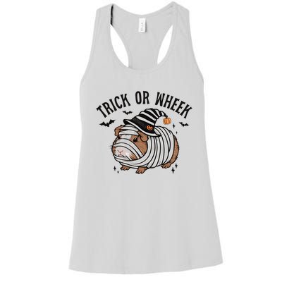 Trick Or Wheek Halloween Guinea Pig Women's Racerback Tank