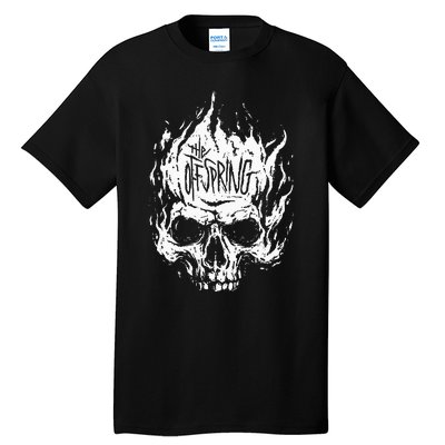 The Offspring White Skull Logo Tall T-Shirt