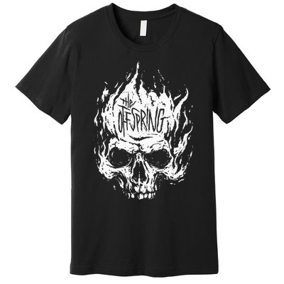 The Offspring White Skull Logo Premium T-Shirt