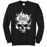 The Offspring White Skull Logo Tall Sweatshirt