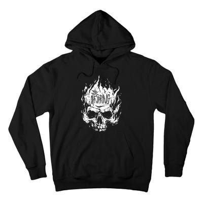 The Offspring White Skull Logo Tall Hoodie