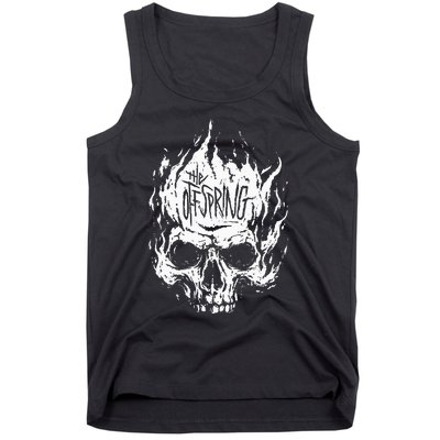 The Offspring White Skull Logo Tank Top