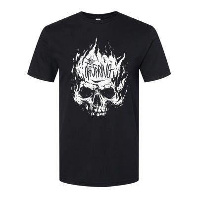 The Offspring White Skull Logo Softstyle CVC T-Shirt