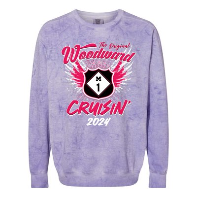 The Original Woodward Ave M1 Cruisin Wings Colorblast Crewneck Sweatshirt