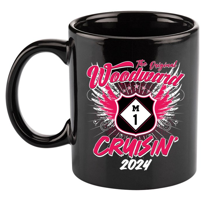 The Original Woodward Ave M1 Cruisin Wings 11oz C Handle Ceramic Mug