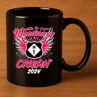 The Original Woodward Ave M1 Cruisin Wings 11oz C Handle Ceramic Mug