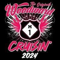 The Original Woodward Ave M1 Cruisin Wings Drawstring Bag