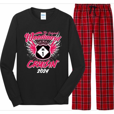 The Original Woodward Ave M1 Cruisin Wings Long Sleeve Pajama Set