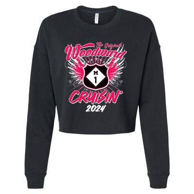 The Original Woodward Ave M1 Cruisin Wings Cropped Pullover Crew