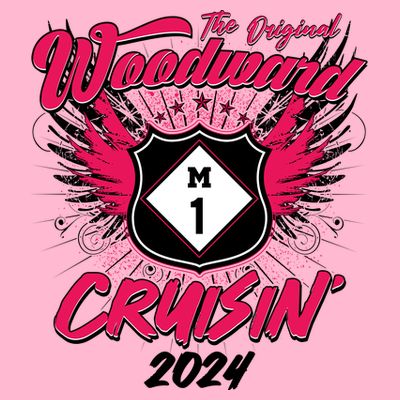 The Original Woodward Ave M1 Cruisin Wings T-Shirt