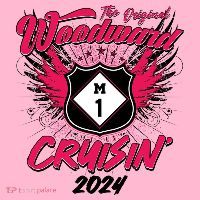 The Original Woodward Ave M1 Cruisin Wings T-Shirt