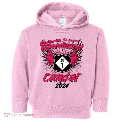 The Original Woodward Ave M1 Cruisin Wings Toddler Hoodie