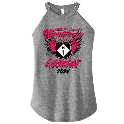 The Original Woodward Ave M1 Cruisin Wings Women’s Perfect Tri Rocker Tank