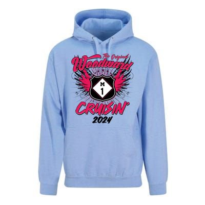 The Original Woodward Ave M1 Cruisin Wings Unisex Surf Hoodie