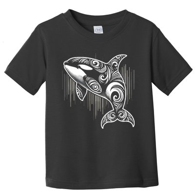 Tribal Orca | (Xs 6xl+) | Graphic Toddler T-Shirt