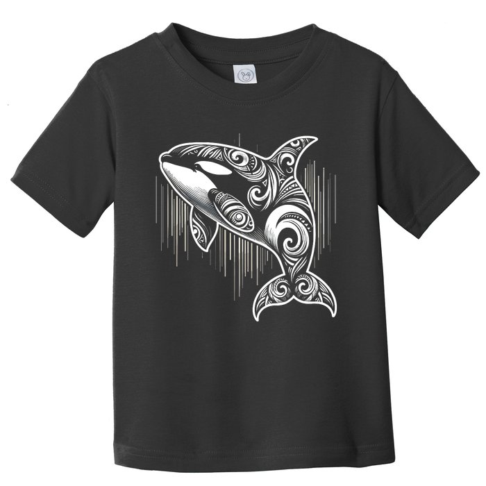 Tribal Orca | (Xs 6xl+) | Graphic Toddler T-Shirt