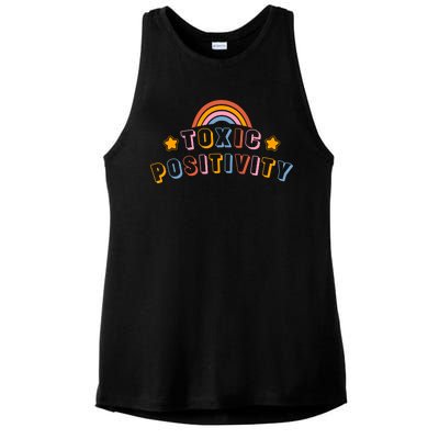 Toxic Positivity Ladies PosiCharge Tri-Blend Wicking Tank