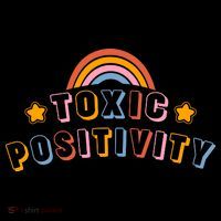 Toxic Positivity Drawstring Bag
