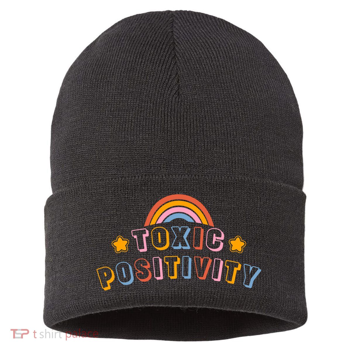 Toxic Positivity Sustainable Knit Beanie
