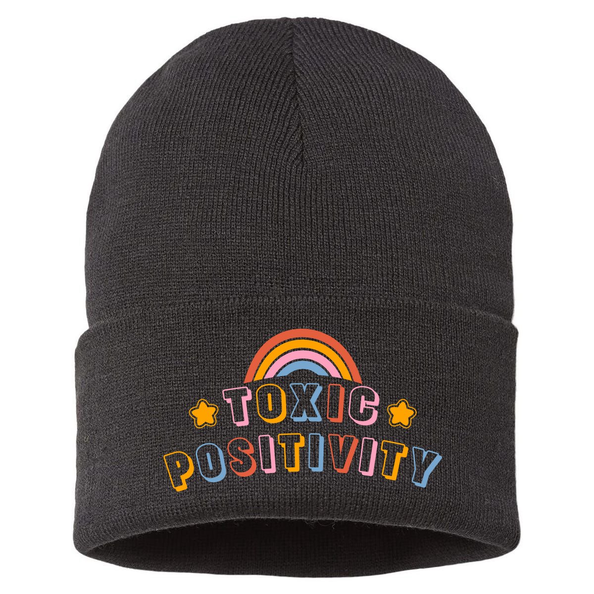 Toxic Positivity Sustainable Knit Beanie