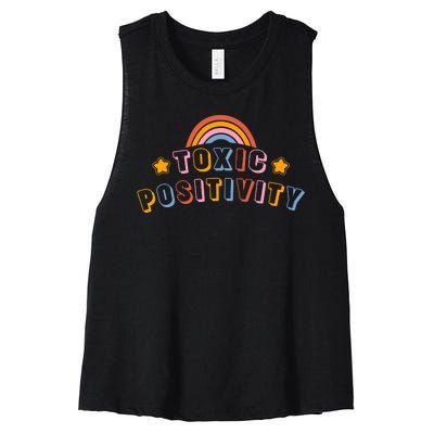 Toxic Positivity Women's Racerback Cropped Tank