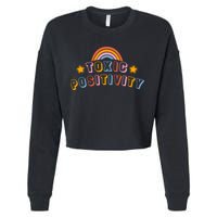 Toxic Positivity Cropped Pullover Crew