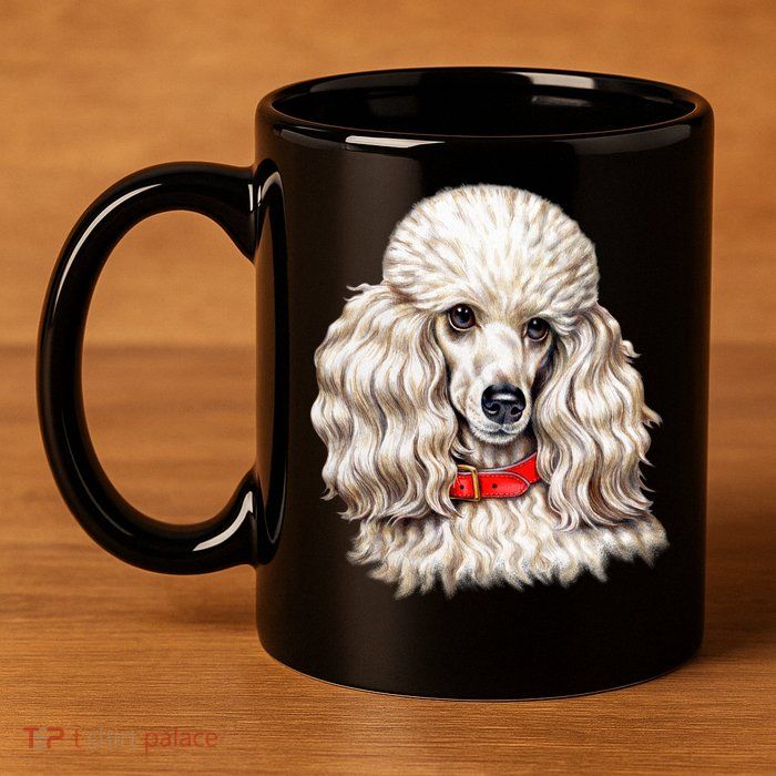 Toy Poodle 11oz C Handle Ceramic Mug