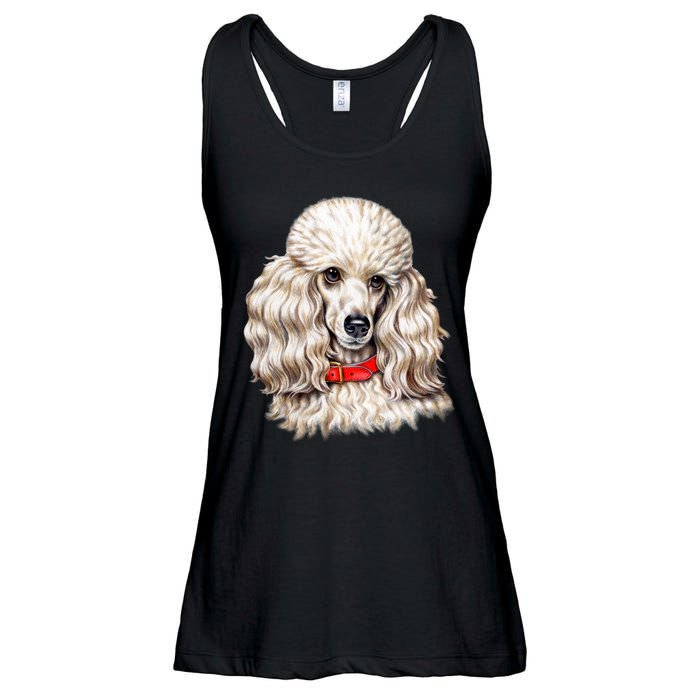 Toy Poodle Ladies Essential Flowy Tank