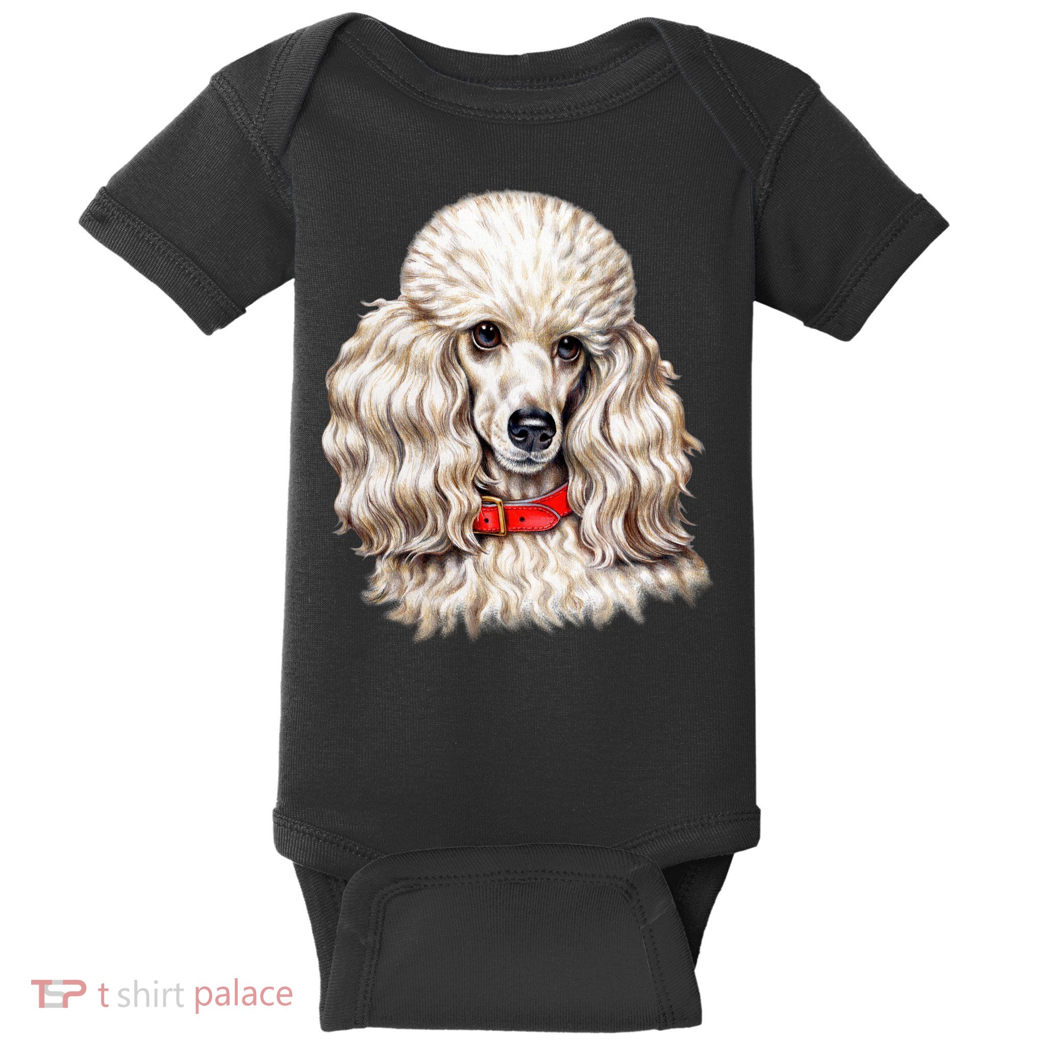 Toy Poodle Baby Bodysuit