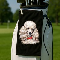 Toy Poodle Golf Towel