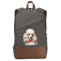 Toy Poodle Cotton Canvas Backpack