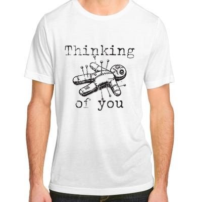 Thinking Of You Funny Vintage Voodoo Doll Adult ChromaSoft Performance T-Shirt