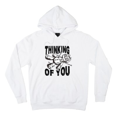 Thinking Of You Voodoo Doll Funny Halloween 2024 Hoodie