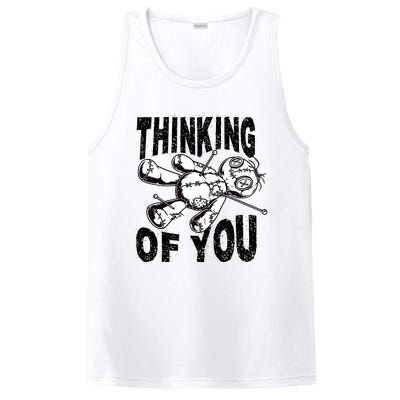 Thinking Of You Voodoo Doll Funny Halloween 2024 PosiCharge Competitor Tank