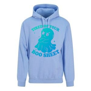 Tired Of Your Boo Sheet Funny Ghost Last Minute Halloween Gift Unisex Surf Hoodie