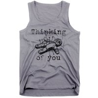 Thinking Of You Funny Vintage Voodoo Doll Tank Top