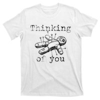 Thinking Of You Funny Vintage Voodoo Doll Gift T-Shirt