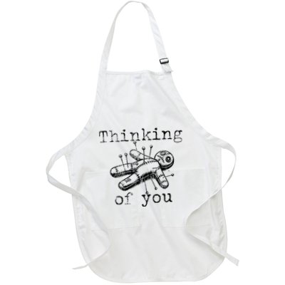 Thinking Of You Funny Vintage Voodoo Doll Apron